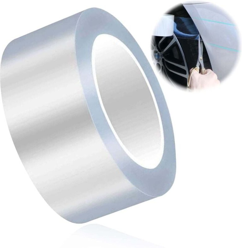 Transparente Autoschutzfolie, 5 cm x 10 m, universelle Einstiegsleisten-Schutzfolie, selbstklebende Autofolie, Vinylfoli...