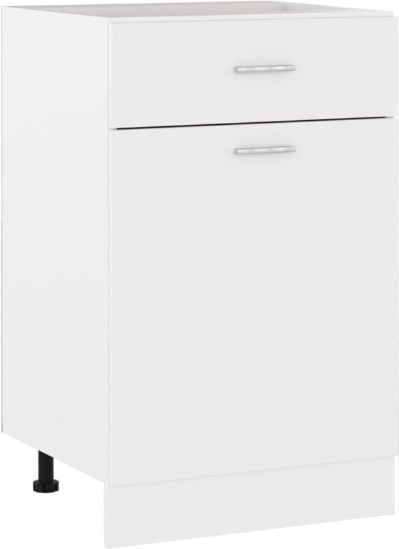 Maison Exclusive Schubunterschrank Lyon Weiß 50x46x81,5 cm