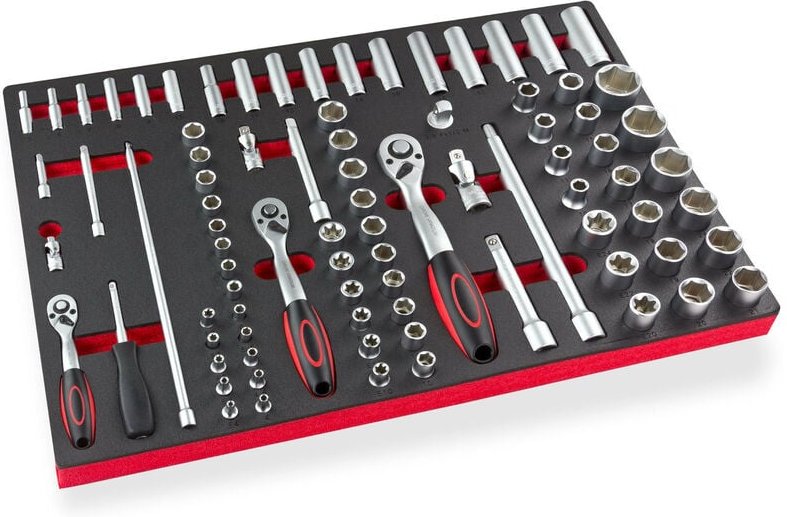 Dema - Werkstattmodul Steckschlüssel Ratschen Satz 85tlg