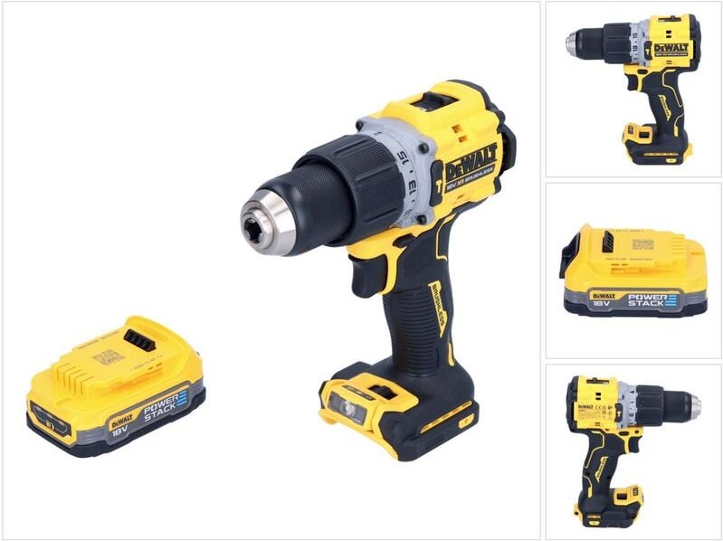 DeWalt DCD 805 N Akku Schlagbohrschrauber 18 V 90 Nm Brushless + 1x Akku 1,7 Ah - ohne Ladegerät