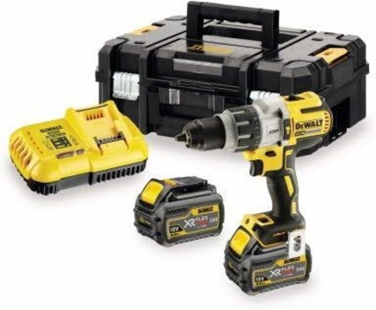DCD996T2 3 Gang Akku Schlagbohrschrauber bürstenlos 18V/54V 2 x 6Ah FlexVolt tstak Koffer - Dewalt