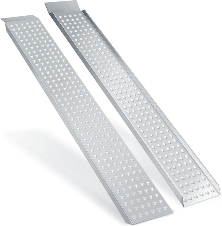 Vingo - swanew 2x Rampe Verladerampen Verladeschiene Verladerampe Auffahrschiene, 400 kg/Paar Traglast Motorradrampe