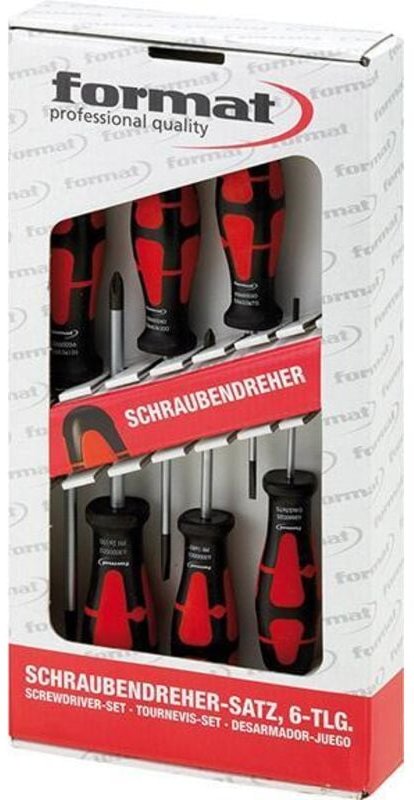 Schraubendreher-Satz 6-teilig 6-kant pz - Format