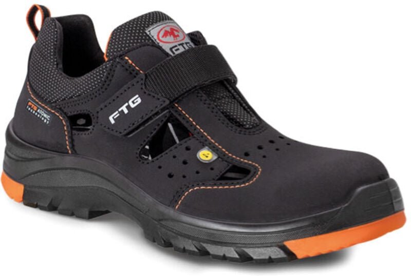 Ftg Charon S1P src esd Sicherheitssandalen - 47 eu - Dunkelgrau