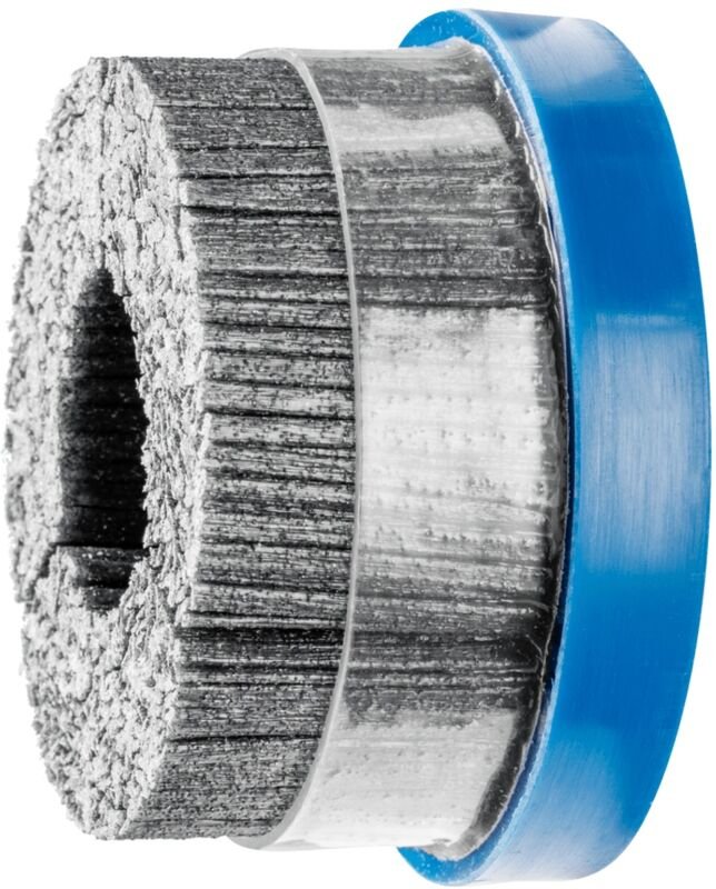 Pferd - composite Tellerbürste dbur ø 75 mm M14 SiC-Filament-Ø 1,14 mm Korn 80 stationär