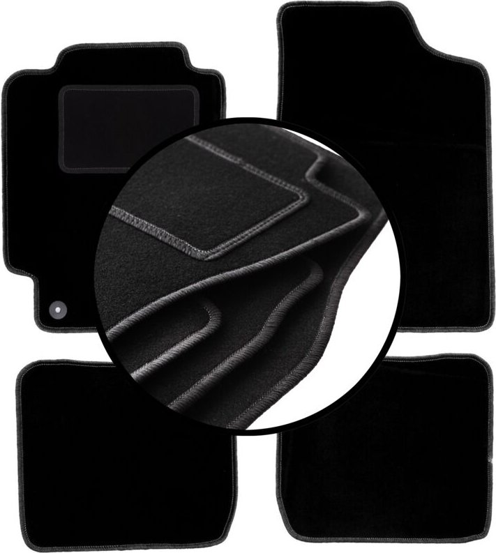 Veloursmatten-Satz für: Toyota Corolla E10 Fließheck, Kombi, Limousine (1992-1997)
