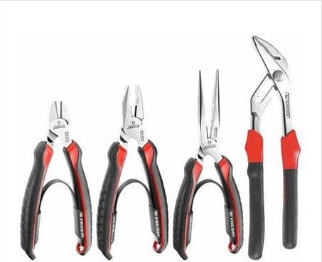4er-Set Facom Zangen: Sperr-, Schneid-, Halbrund- und Universalzange - CPE.A1PB