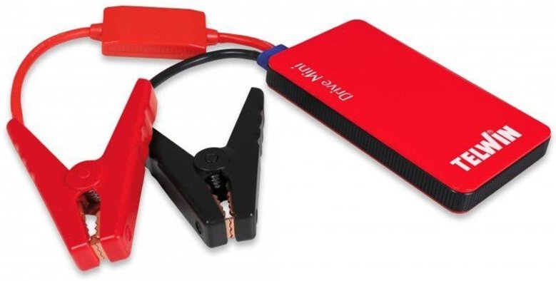 Telwin 829564 Tragbares Notladegerät Starter Mini USB-C/A 12V 1000A