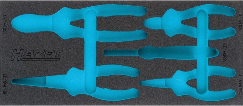 Thumbnail - Hazet 2-Komponenten Weichschaum-Einlage für Art.Nr. 163-375/5, 1/3+ (172 x 392 mm)