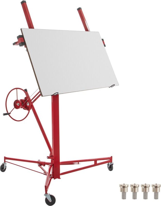 Mophorn - vevor Plattenheber, 16 Fuß (ca. 5 m) Plattenlift, 68 kg Tragfähigkeit, Platten-Hebeheber-Werkzeug, Stahlmateri...