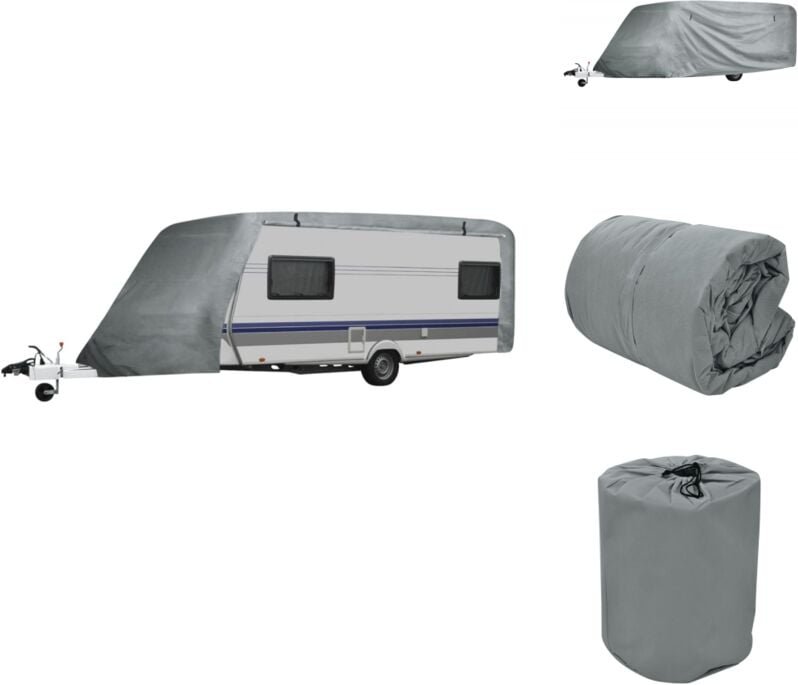 Kfz-Abdeckplanen - Living Wohnwagen-Abdeckung Grau Gr. S