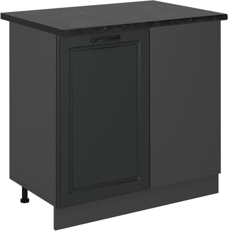 Vicco - Eckunterschrank R-Line, Anthrazit Landhaus, 86 cm , ap Anthrazit
