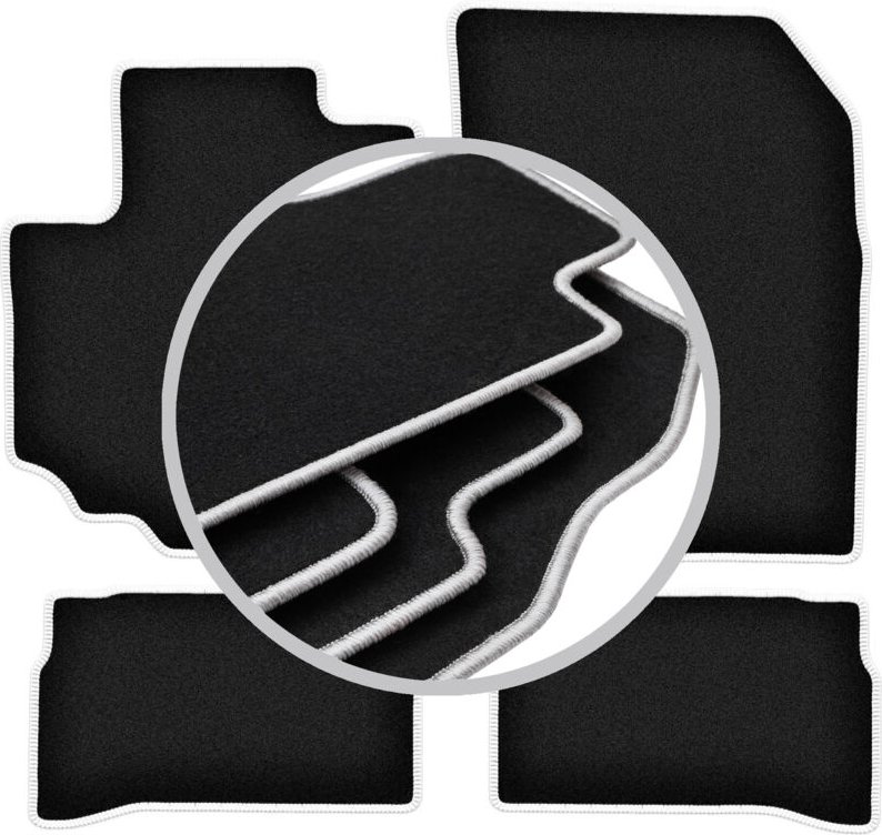 CARLUX-SILVER Autofußmatten für: Suzuki Grand Vitara III Crossover (2015-)