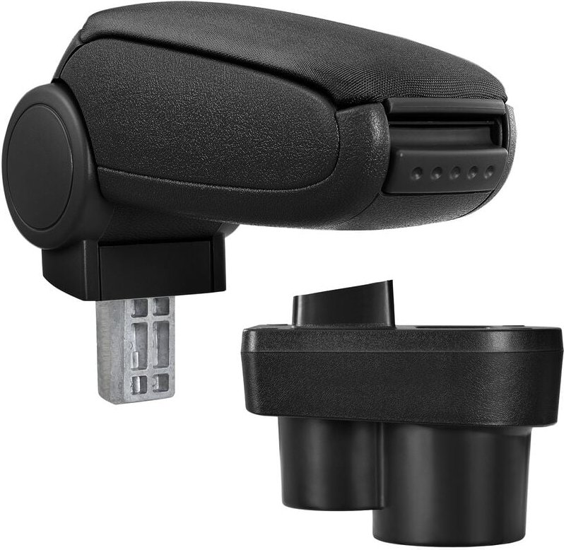 Pro.tec - Mittelarmlehne Skoda Rapid mit Staufach Textil Schwarz