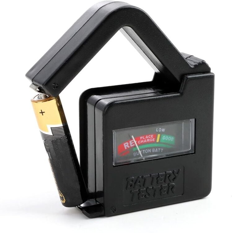 Universeller digitaler Batterietester Modell BT860, kompatibel mit AA-, AAA-, C-, D-, 9-V- und Knopfzellen, genaue analo...