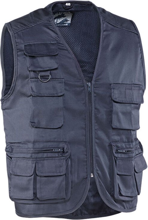 Weste Futter Polyester Baumwolle navy Größe -m - Juba