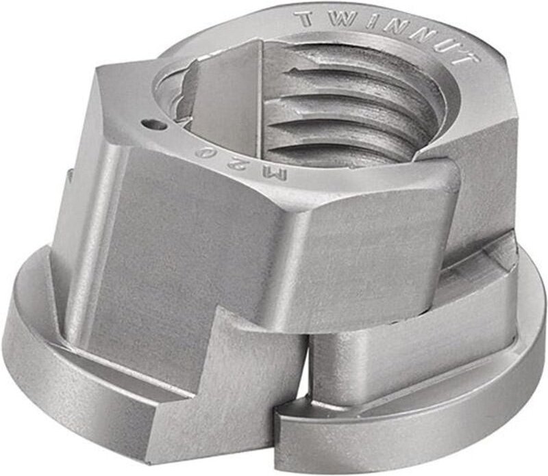 TWINNUT-Mutter mit Bund 6333S-M6 AMF