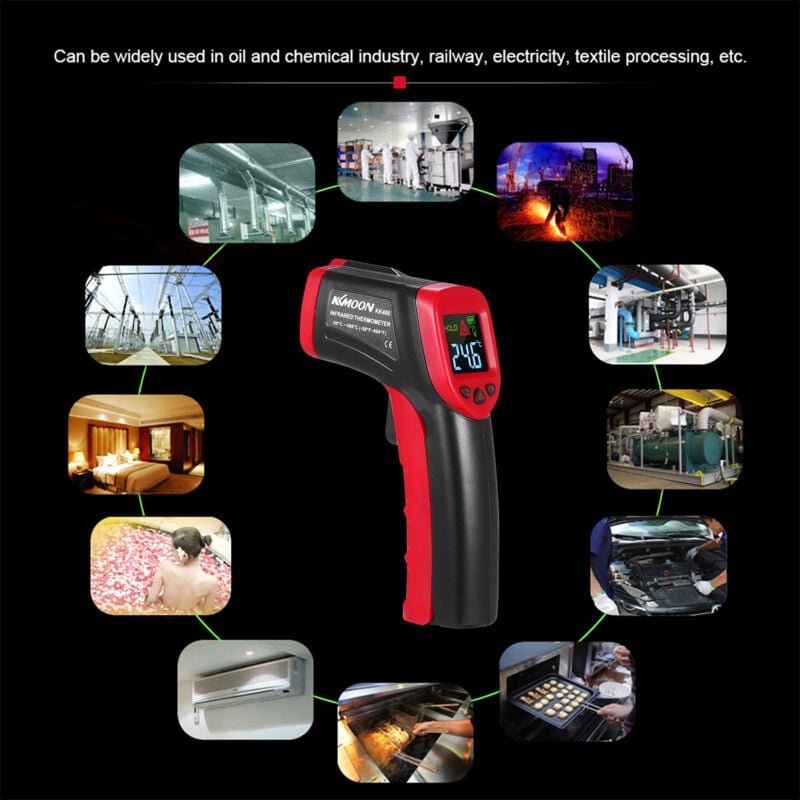 Jeffergarden kkmoon -50 ~ 480 ℃ 12: 1 Handheld Digital nicht kontakt