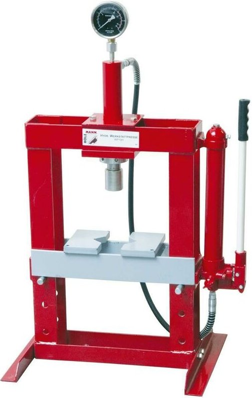 Holzmann - hydraulikpresse hydraulische handpresse werkstattpresse 10 ton WP10H