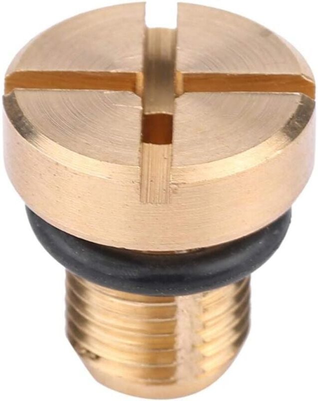 Vis purge radiateur vissé de purge de radiateur e46 Vase d'expansion de liquide de refroidissement vis vidange avec join...