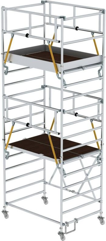 MUNK Klappgerüst SG 1,35x2,45m mit Sicherheitsgeländer 6,04m AH