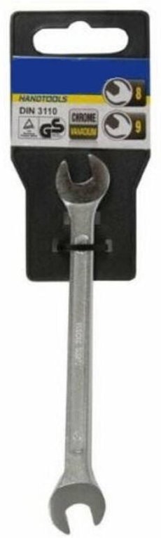 Trade Shop Traesio - Trade Shop - key englisch 8 / 9 mm chrome vanadium key -