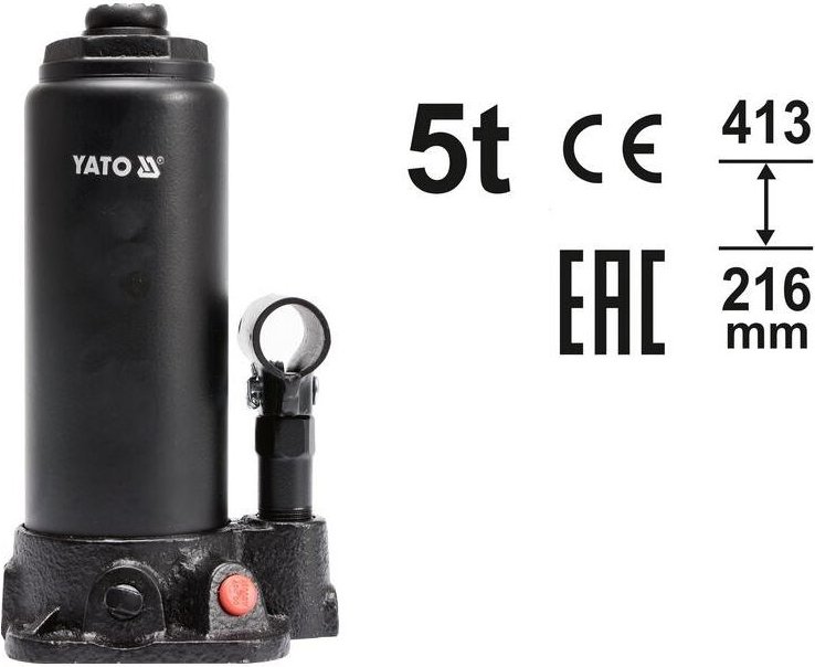 Yato - YT-17002 hydraulischer Wagenheber und Ständer für Fahrzeuge