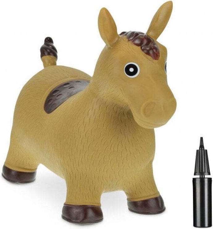 Springpferd in hellbraun