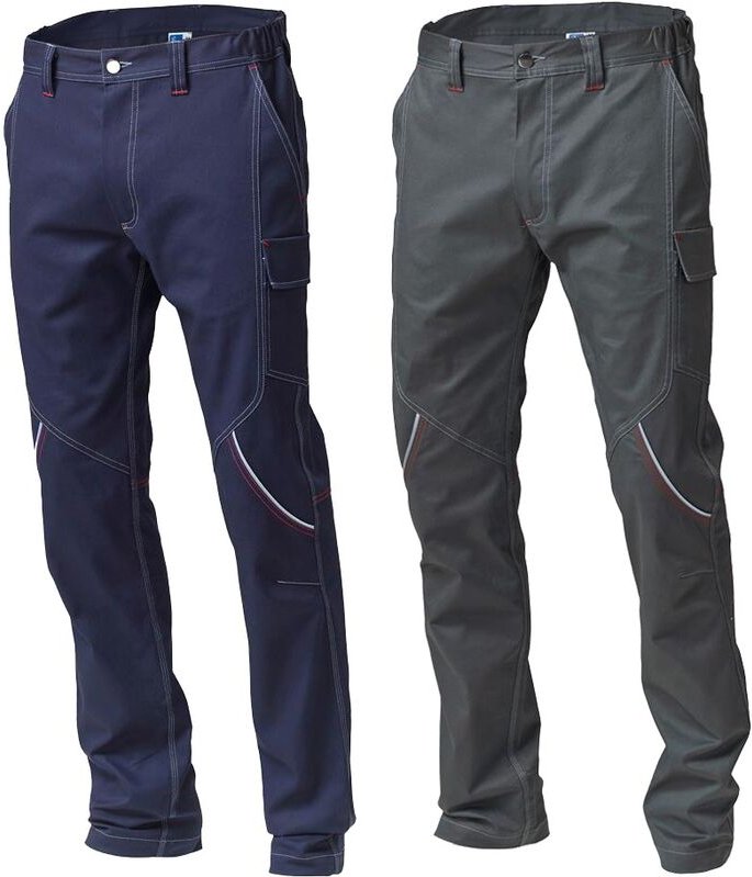 Siggi Boston 20PA1148 Arbeitshose mit mehreren Taschen - XXXL - Blau