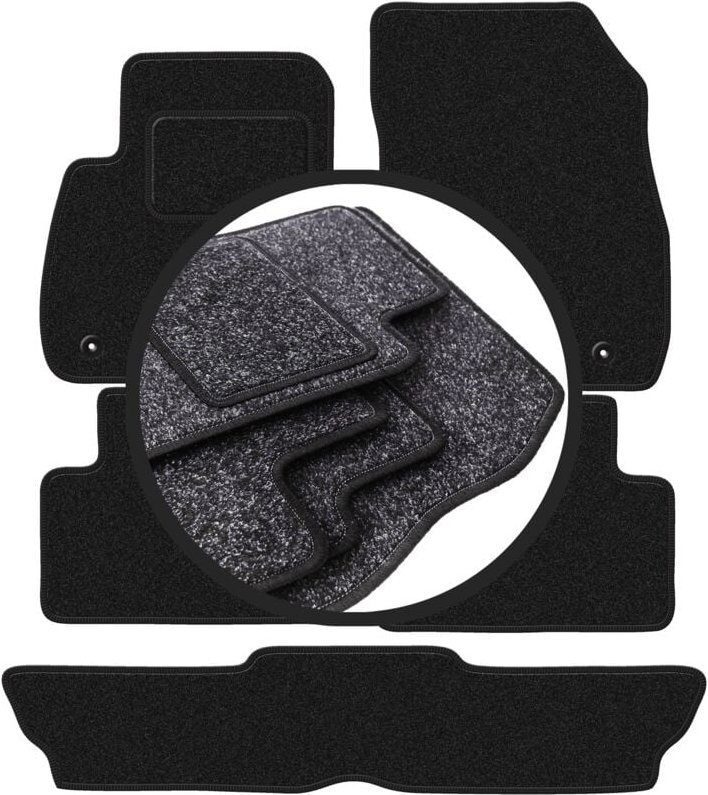 ANTHRA Auto-Fußmatten für: Opel Zafira C 7-Sitzer (2012-2019)