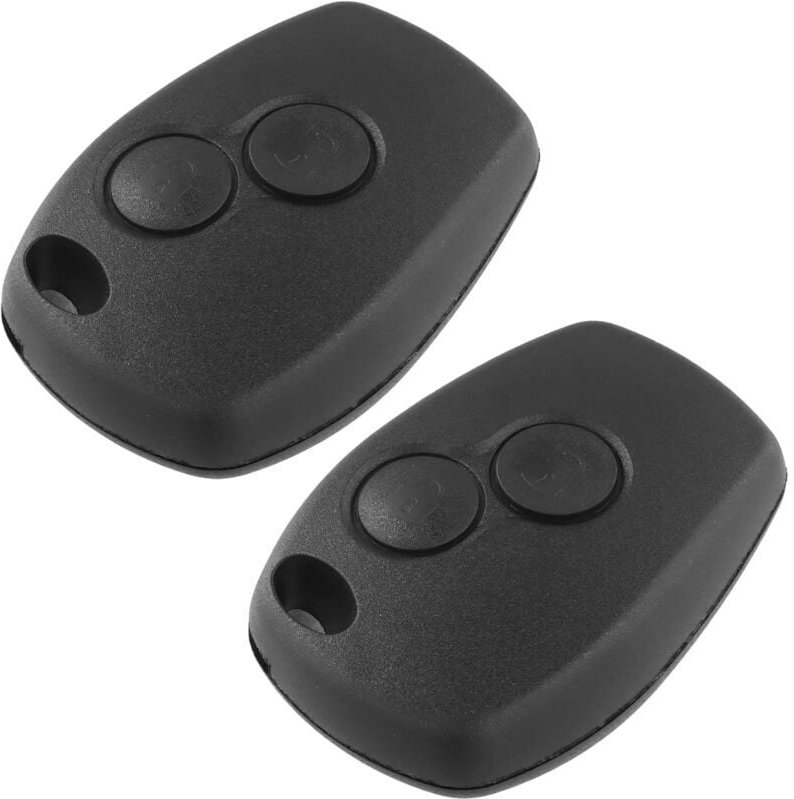 Thumbnail - ZVD - 2PCS 2-Tasten-Schlüsselgehäuse, Schlüsselgehäuse für Renault Kangoo, Auto-Fernbedienungsgehäuse, Autoschlüsselgehä...