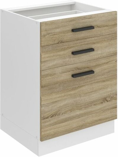 Unterschrank Küche, Küchenunterschrank 60 cm Breite. sdsz Küchenunterschrank ohne Arbeitsplatte. Küchenschrank mit Schub...