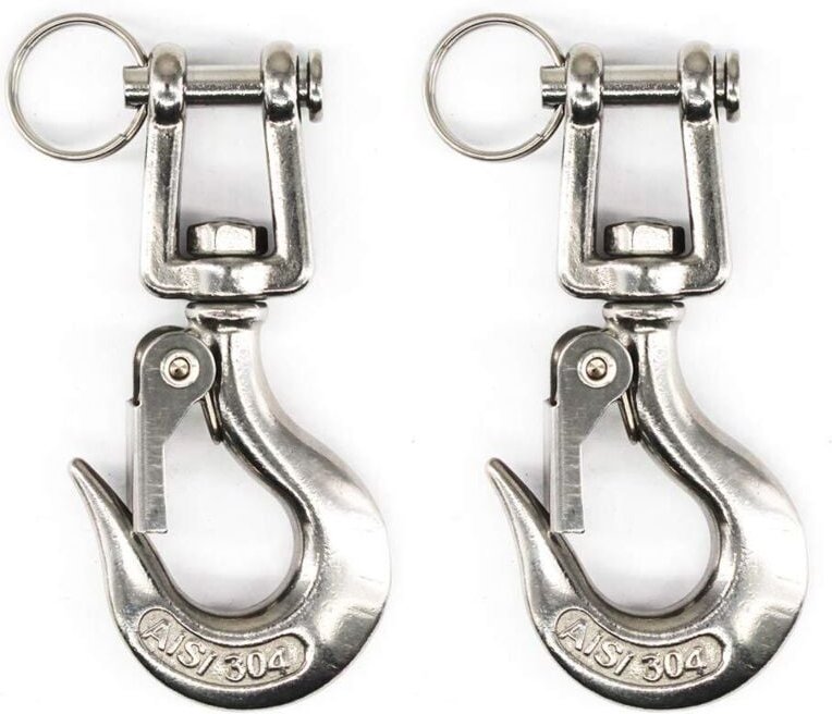 Gehäkelte Hebelwirkung aus Edelstahl 304 mit Lockenstab – Sicherheitszubehör, 150 kg, 2