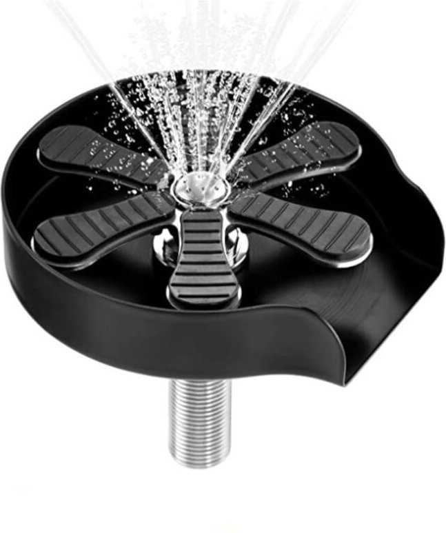 Thumbnail - Spülbecken-Glasreiniger, Spülbecken-Glasreiniger, Bar-Spülbecken-Glasreiniger, Glasbürste, Edelstahl, Reinigungsflasche,...