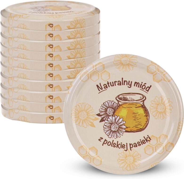Deckel fi82 Paket 10 Stück Honig aus der Imkerei M-0 - Kadax