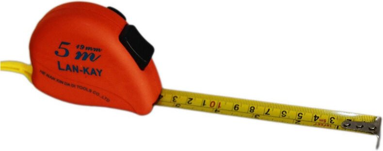 Trade Shop Traesio - Trade Shop - metro in acciaio flessometro 3 5 10 metri mt flessibible blocco retractile gancil - -5...