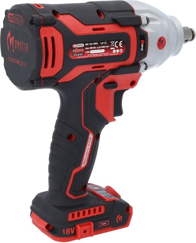 eMONSTER 1/2" Brushless-Akku-Schlagschrauber, ohne Akku und Ladegerät