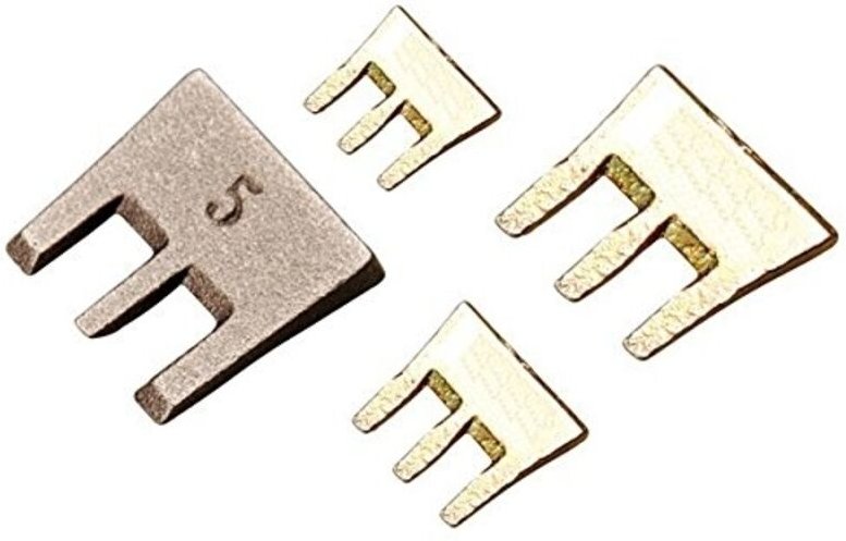 Krallenkeile-Sortiment S-Fix 4-tlg.