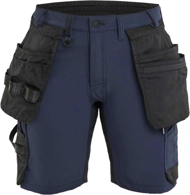 Stretch-Arbeitsshorts für Damen 4D 7124 – Dunkelblau/Schwarz S – FR(38) – SE(C36) – Standards