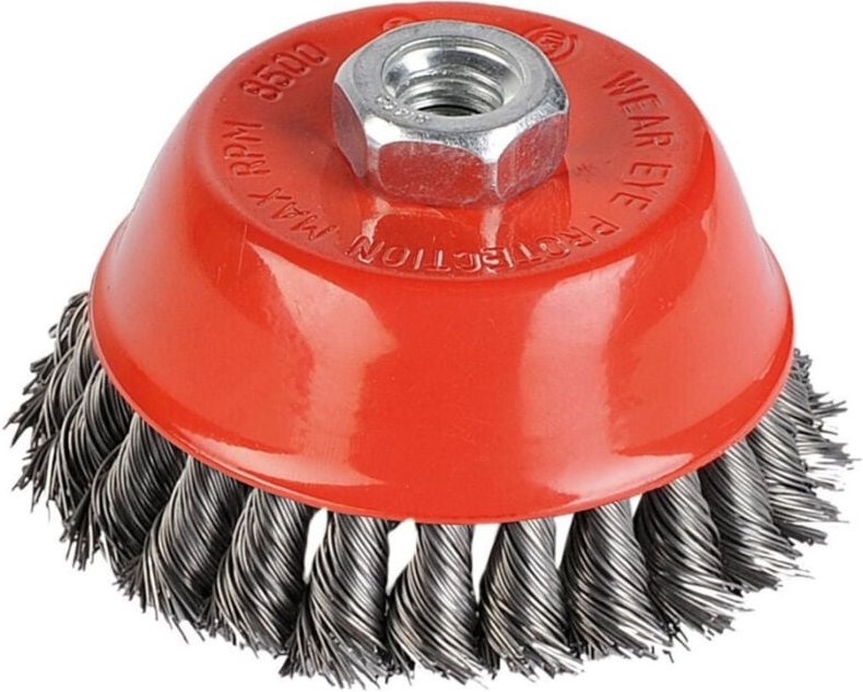 Trade Shop Traesio - Trade Shop - purch tazzola foro 14 diam 160 mm filo ferro smerigliatrice edilizia -