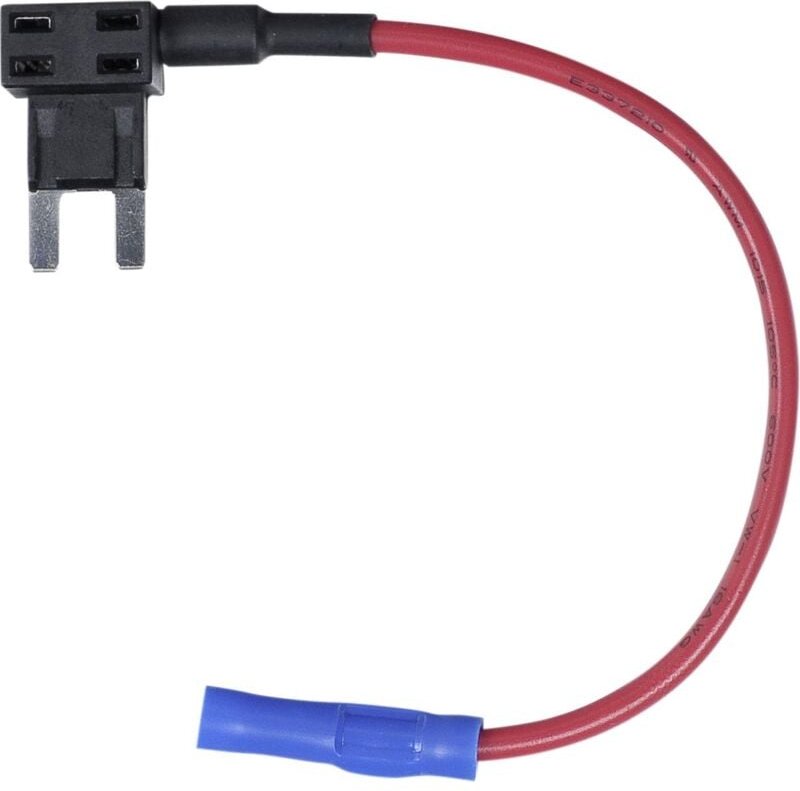 SWG - Sicherungshalter für Flachstecksicherungen Mini mit Kabel 15A rot 1,5 mm² Autoelektrik
