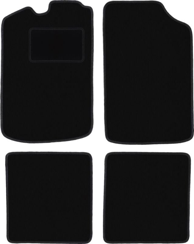 Schwarze Veloursmatten für: Volkswagen Golf I Fließheck (1974-1983)