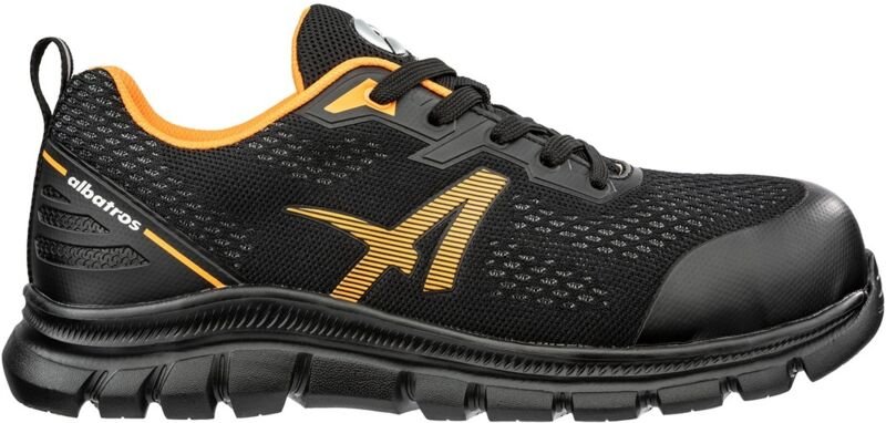 ISM - Albatros Sicherheitshalbschuh levitate low S1PS sr 647230 Gr. 44 schwarz/orange