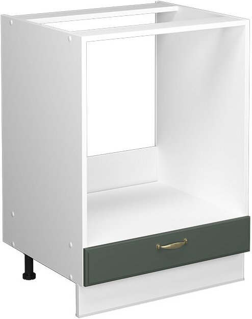 Vicco - Herdumbauschrank Fame-Line, Grün-Gold Landhaus, 60 cm ohne Arbeitsplatte
