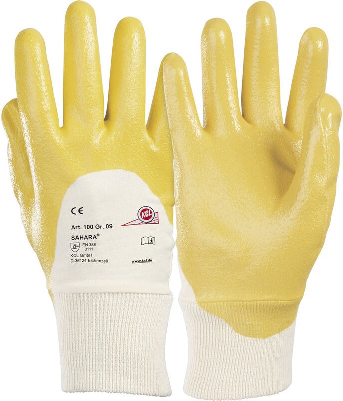 KCL - Sahara® 100-9 Baumwolle Arbeitshandschuh Größe (Handschuhe): 9, l en 388 1 Paar