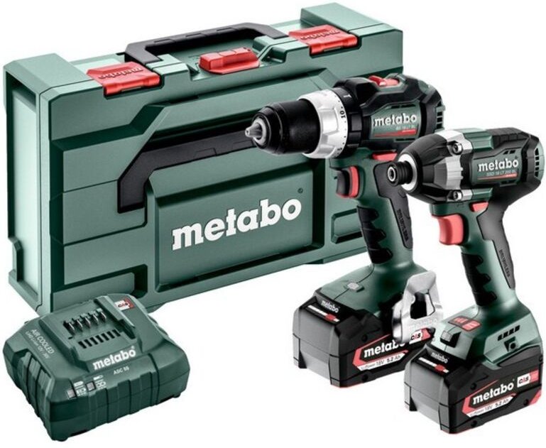 Metabo - Akku Combo Set 2.8.4 18V, bs 18 lt bl + ssd 18 lt 200 bl x 145 l
