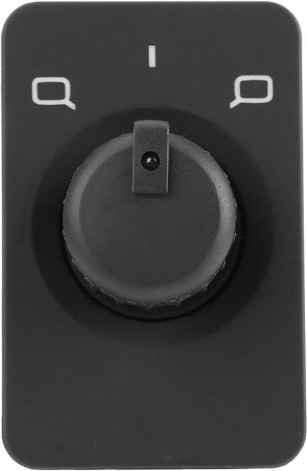 Jeffergarden - Seitenspiegelschalter, hochwertiger schwarzer Steuerknopf aus Kunststoff, langlebig, für Audi A6 (4B2, C5...