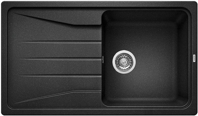 Sona 5 - Silgranitspüle, 86x50 cm, Schwarz 525972 - Blanco