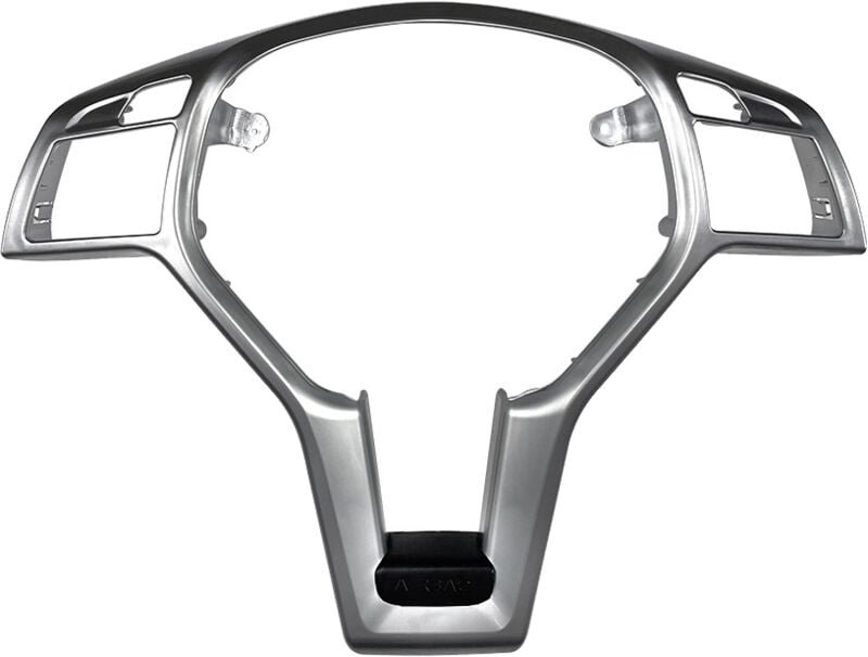 Tlily - Auto-Lenkradrahmen-Zierabdeckung für eine C-Klasse W176 W204 W212 X156 C117, Silber