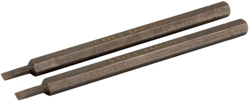 Bahco 2 1/4 Wechselklinge, Schlitz, 1.2 x 6.5 mm, 100 mm